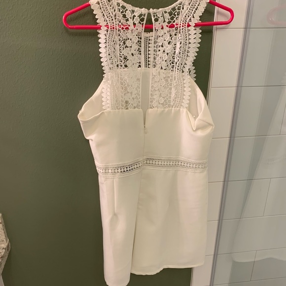 White Romper - Large NWT - DO+BE - Picture 3 of 5